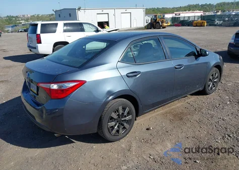 2014 Toyota Corolla Le z USA, uszkodzony, nr VIN 2T1BURHE8EC224390